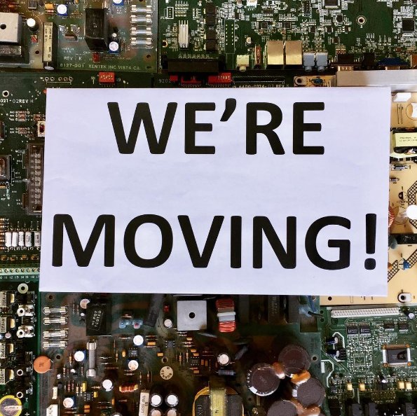 We're moving! Starting August 1st, we will start moving to a new facility 4 miles south of our warehouse. We'll keep you posted on details!