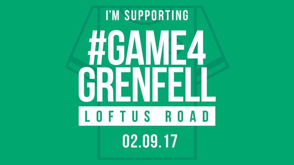 JamesBayMusic's tweet photo. Honoured to be asked to be a part of #Game4Grenfell at Lofus Road on 02.09.17. Tickets, donations &amp; info visit: https://t.co/8gQvau3Lvo ⚽️ https://t.co/zRu7JotHPl