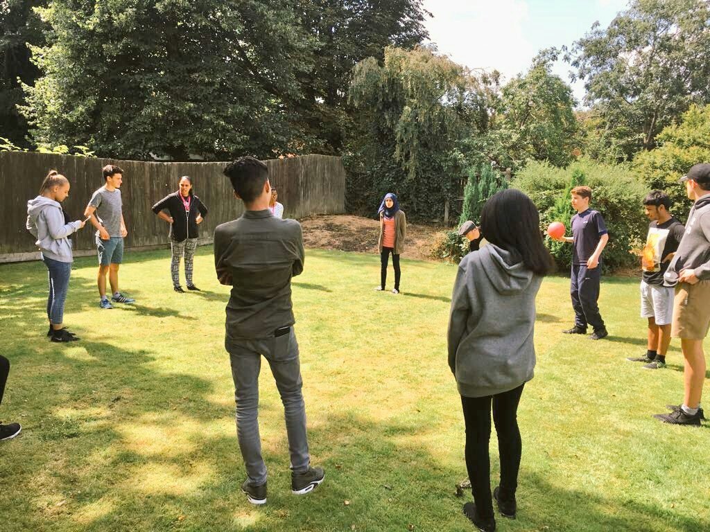 Ashramhouse_NCS's tweet photo. Great day spent playing games with the young adults at Ashram House. #helpthehomeless  #sports #homeless #teamwork  #teamperham @NCS https://t.co/Uu23pljPLZ