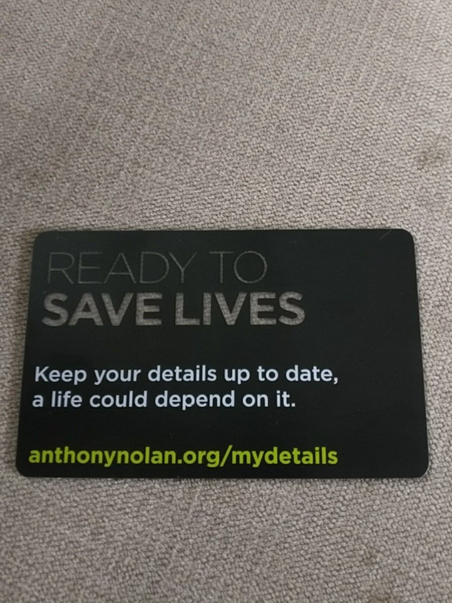 JonathanMackie's tweet photo. Just got this bad boy through the post. Only takes 10 minutes to register and will save lives. #AnthonyNolan #IGiveASpit https://t.co/h9dXY2LMN7