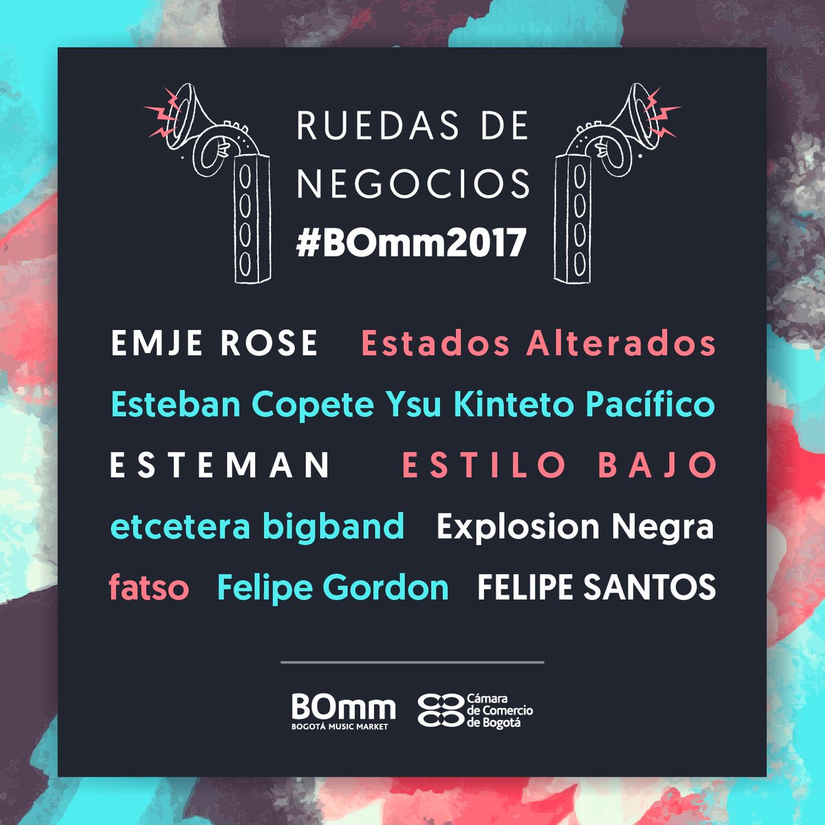 BOmm_Bogota's tweet photo. ¿Estás revisando con 🔎 el listado de seleccionados para el #BOmm2017? A darle 🔃 y ❤️. https://t.co/F6HO3xqeEP