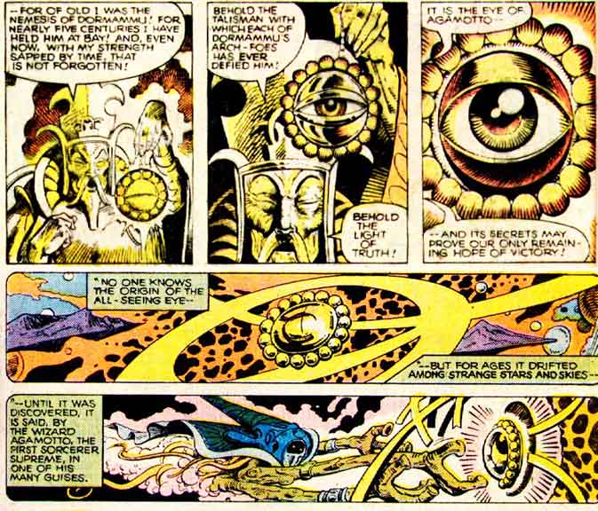 Image result for eye of agamotto first appearance