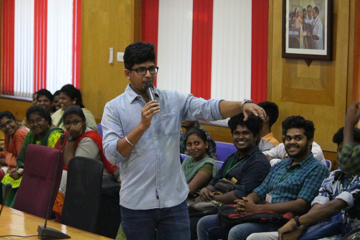 MgrUniversity's tweet photo. #MGRUniversity #CADept conducted a session on #RJ and #VJ for the students of B.Sc Animation and Viscom.
#BScAViscom https://t.co/CJyMUw7m8I