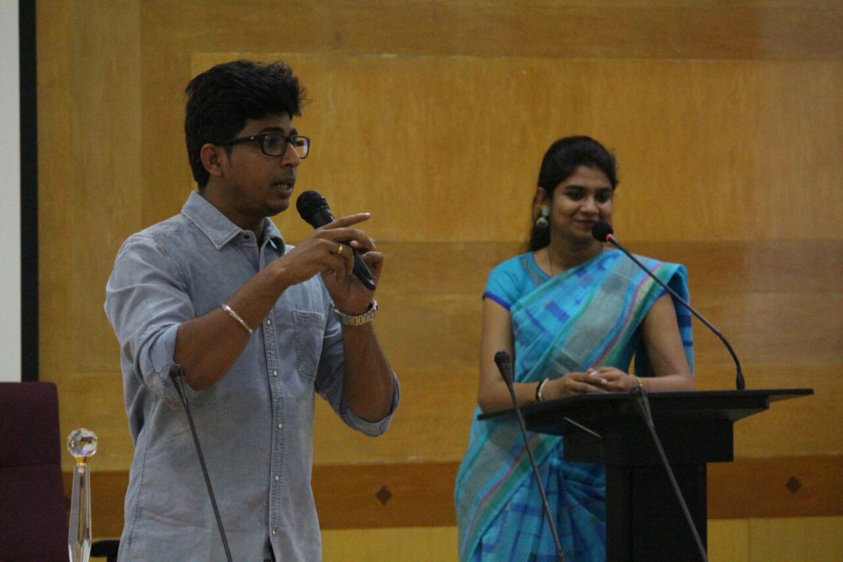 MgrUniversity's tweet photo. #MGRUniversity #CADept conducted a session on #RJ and #VJ for the students of B.Sc Animation and Viscom.
#BScAViscom https://t.co/CJyMUw7m8I