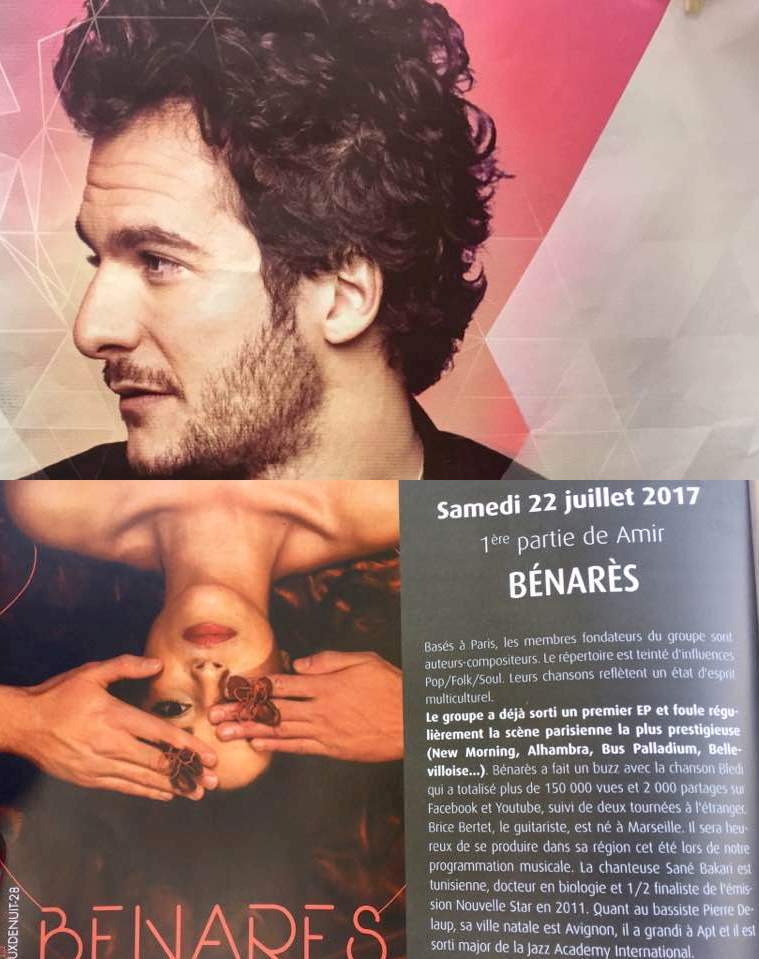 ChrisBertet's tweet photo. @BenaresBand &amp; @Amir_Off au Festival @treteauxdenuit. https://t.co/7VlXFtCl17