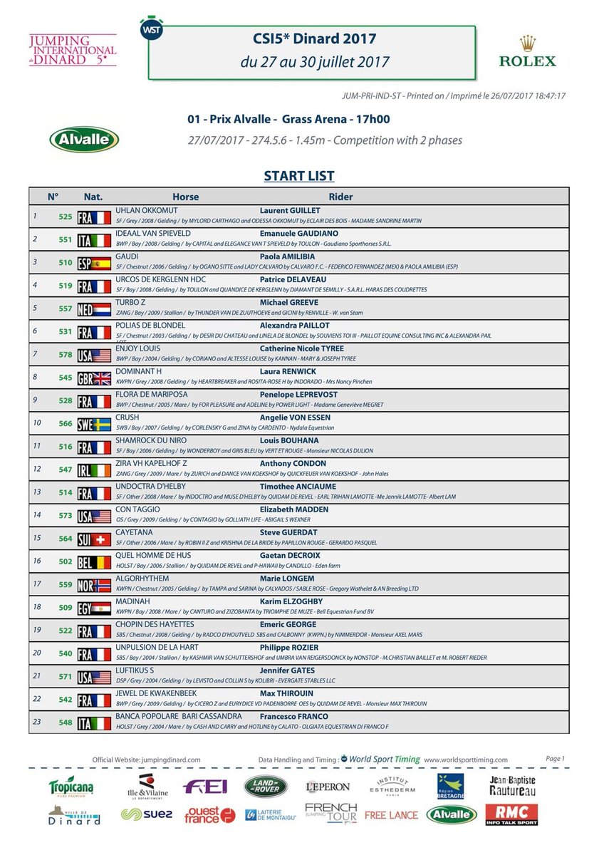 Dinard CSI 5* tweet media