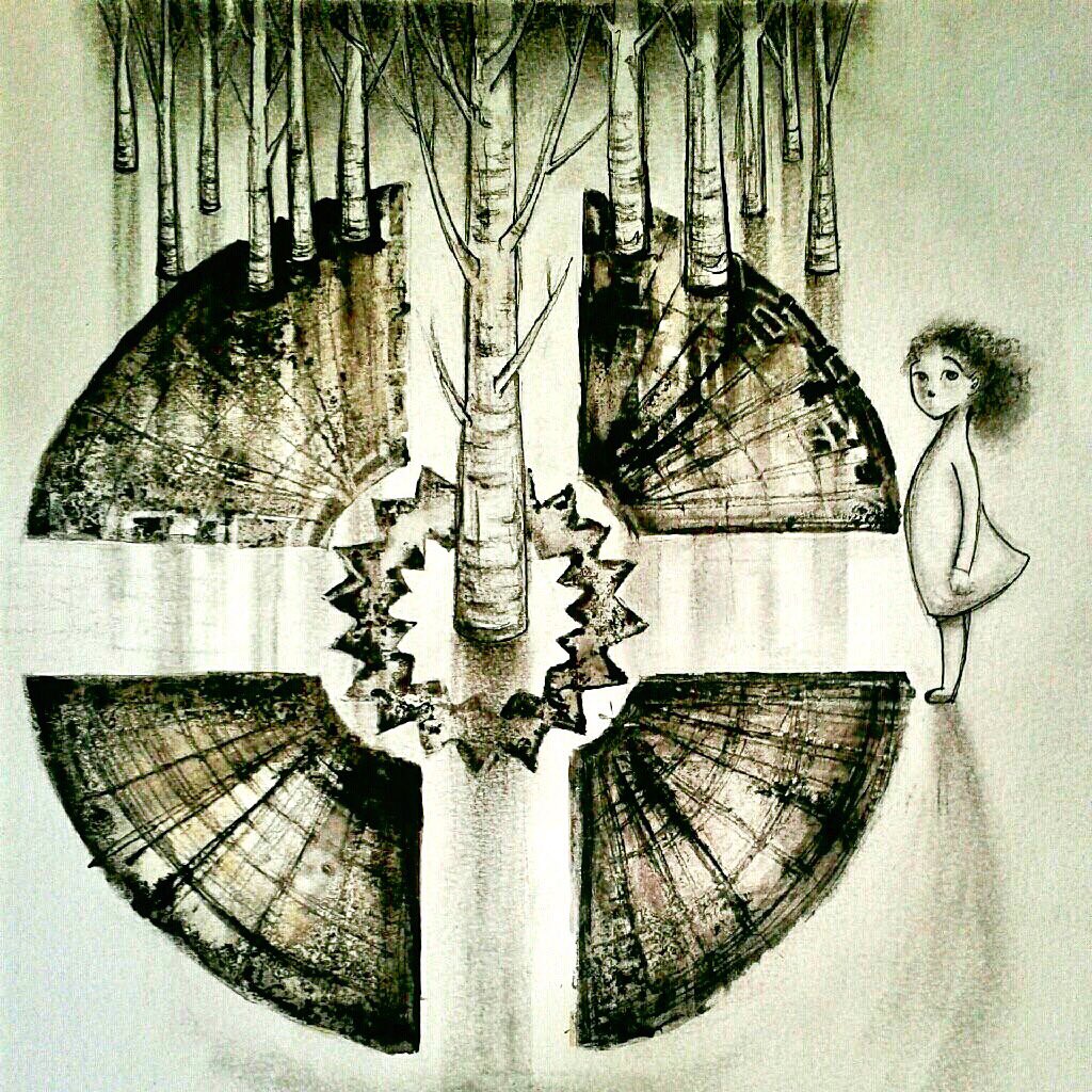 paupellin's tweet photo. "Tal vez la infancia es más larga que la vida". Ana María Matute. Y una de mis ilustraciones. #ilustracion #artenpapel #frases #libros #art https://t.co/ckh1PqVH92