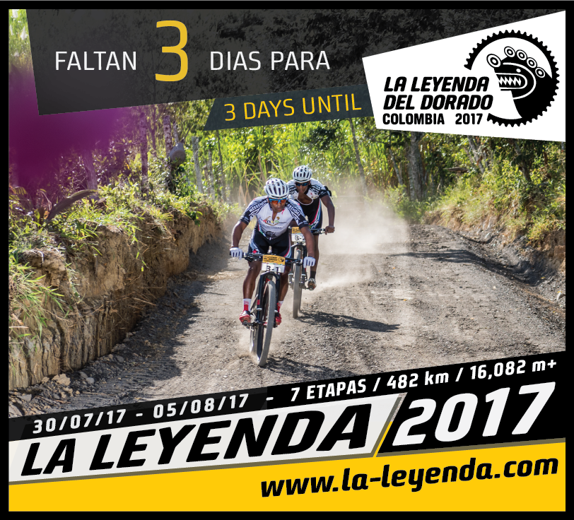 laleyendamtb's tweet photo. 3 días hasta el comienzo de #LaLeyenda17, el evento de #MTB más prestigioso de #Colombia! @pmontoya2004 @mila_mena @valentisanjuan https://t.co/szOaXjJukY