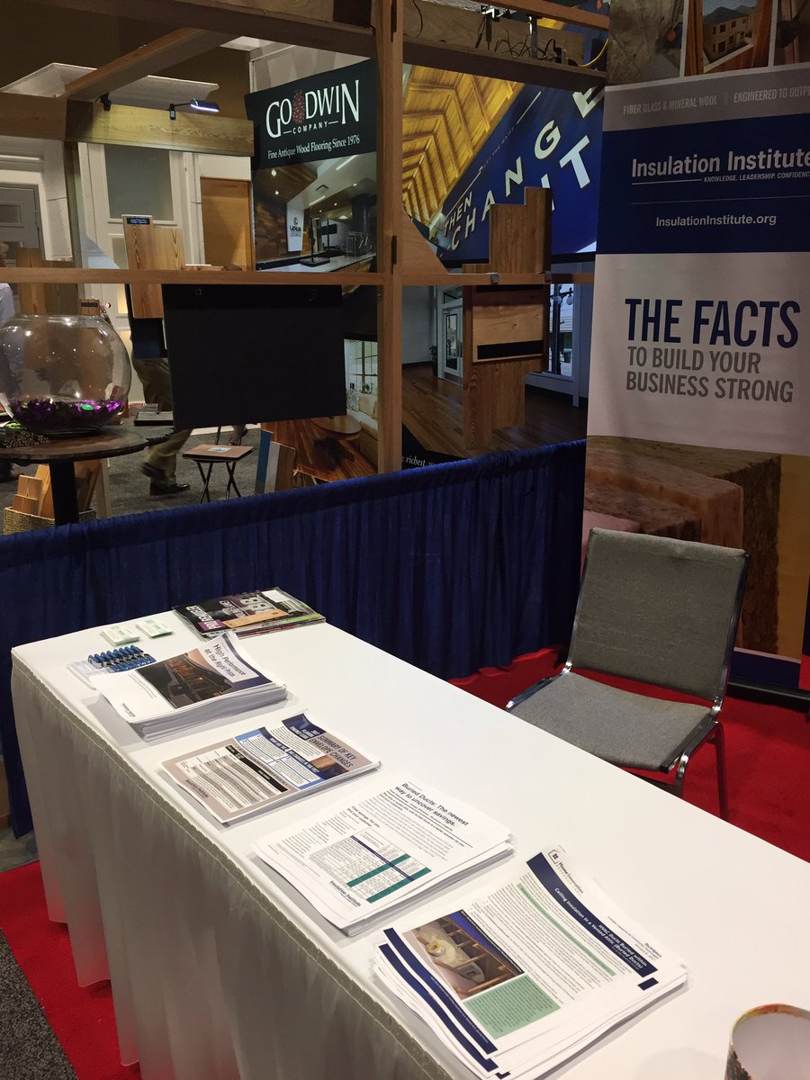 KnowInsulation's tweet photo. We're at #SEBC2017 today and tomorrow! Stop by booth 837! We have great tools and resources for builders! https://t.co/j18Hug6l82