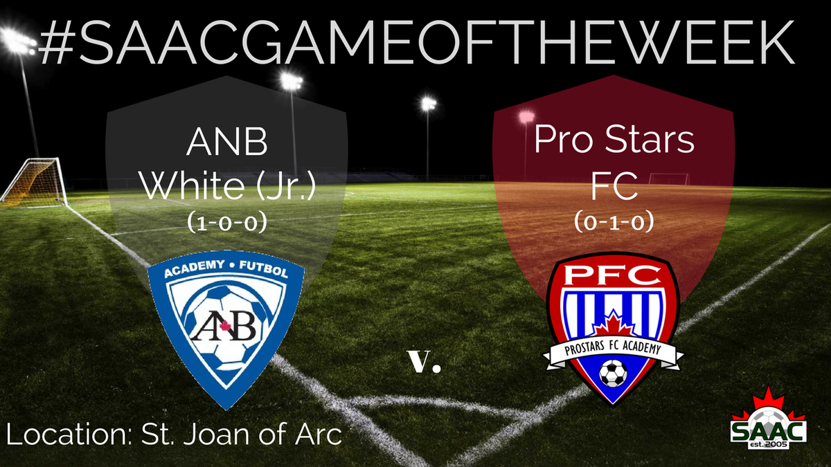 SAACSoccer's tweet photo. #SAACGameOfTheWeek: U20M T2 Match between @ANB_Futbol and @ProStarsFC! Kick-off starts at 9:00 a.m this Saturday at St. Joan of Arc HS. https://t.co/2Mltdqngmg