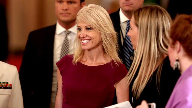 thehill's tweet photo. Conway: Financial disclosure forms discouraging “good men and women” from joining White House https://t.co/nwtWbuJo1F https://t.co/3O6ZV8KSSk