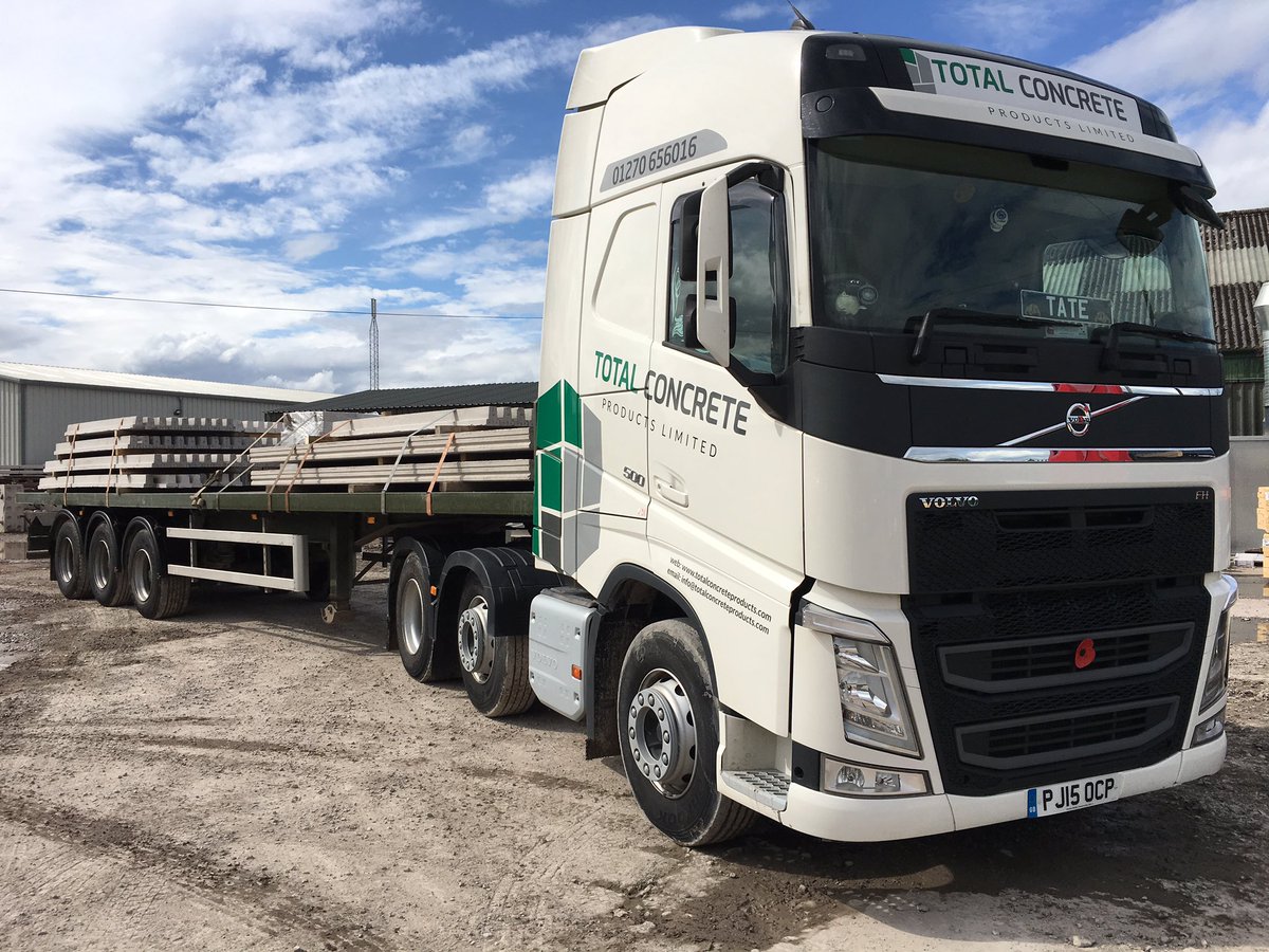 TotalConcrete's tweet photo. First load for the morning strapped and ready to go to @Huws_Gray Stafford. #Concrete #ConcreteTBeams #BlockAndBeam #Construction https://t.co/LAtkyYgkQC