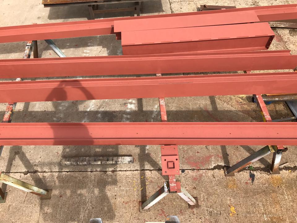 GWH_FABRICATION's tweet photo. Structural steelwork painted red oxide 
Manufactured to British safety standards
#CE #StructuralSteel #FabricationS https://t.co/2RiL4uUh8C