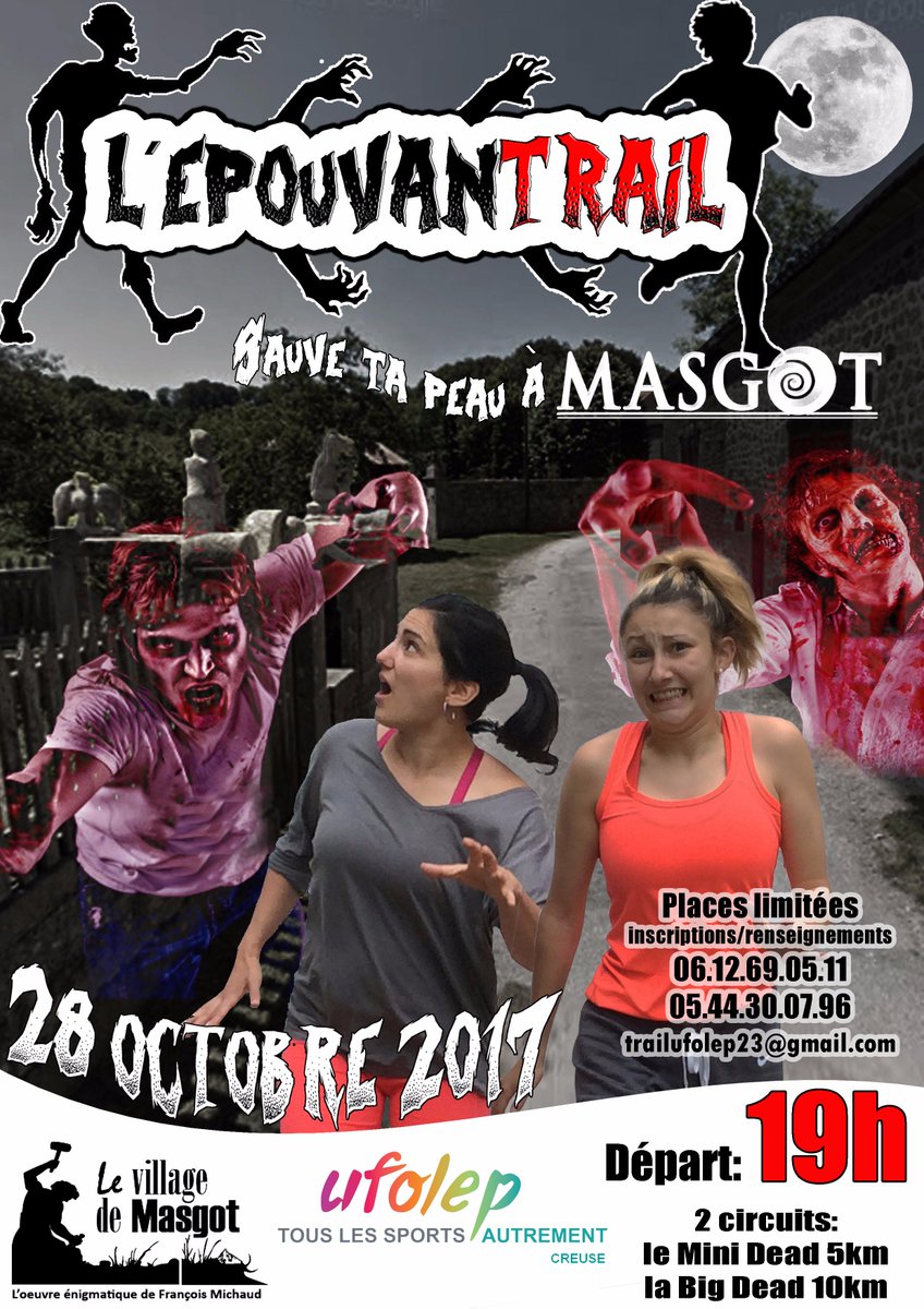 UFOLEP23's tweet photo. C’est une course pédestre de nuit, ou chaque participant aura pour objectif de courir pour sauver sa vie. https://t.co/8k5NShLxMm