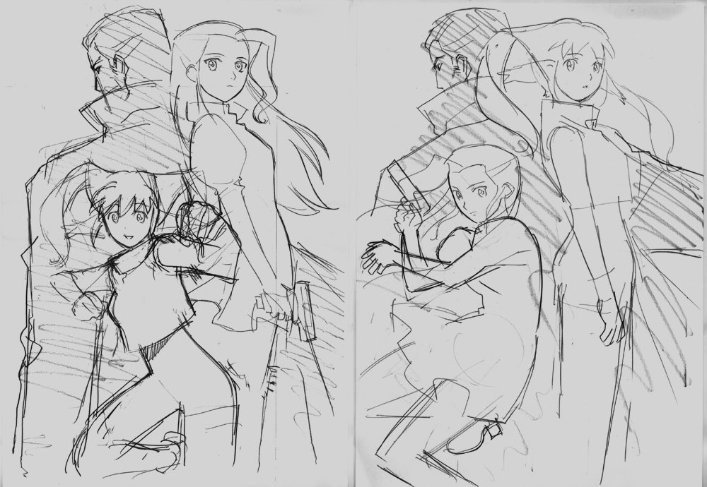 イラストの下絵、その1
I wholly forbid the reproduction and manufacturing of my work without permission.
#ソルティレイ #soltyrei 