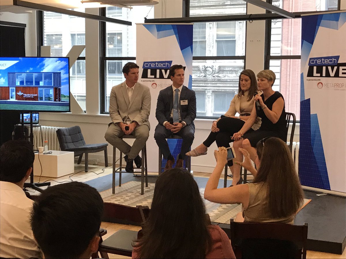 propmodo's tweet photo. Kate Kirkpatrick @GenslerOnCities + @JLL Amanda Zank + Ryan Burrows on how tech is helping market massive East Coast property #CREtechLIVE https://t.co/Igpqdaps7I