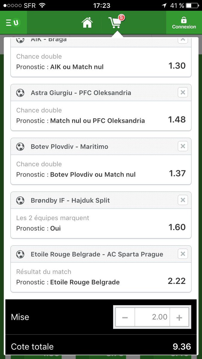 PronosRa's tweet image. Ticket fun 🍀😊