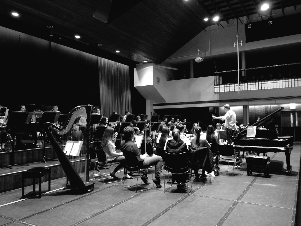 liverpoolphilEd's tweet photo. #LPYO working hard in their final rehearsal before tonight's concert at @LancasterUni! @lancasterarts #LPYOonTour https://t.co/iPn1nZiKlG