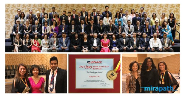 mirapath's tweet photo. Mirapath receives #USPAACC Fast 100 Asian American Business Award @USPAACC_EF #Celeb17 https://t.co/uPvPFYsgGQ https://t.co/g68sl8tOly