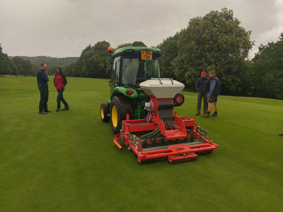 BalmersSales's tweet photo. Small demo day went well in between showers. Big thank you to @shipleygreens1 @WiedenmannUK and all who attended. #Terrafloatair #Terraspike https://t.co/F77r6oXA34