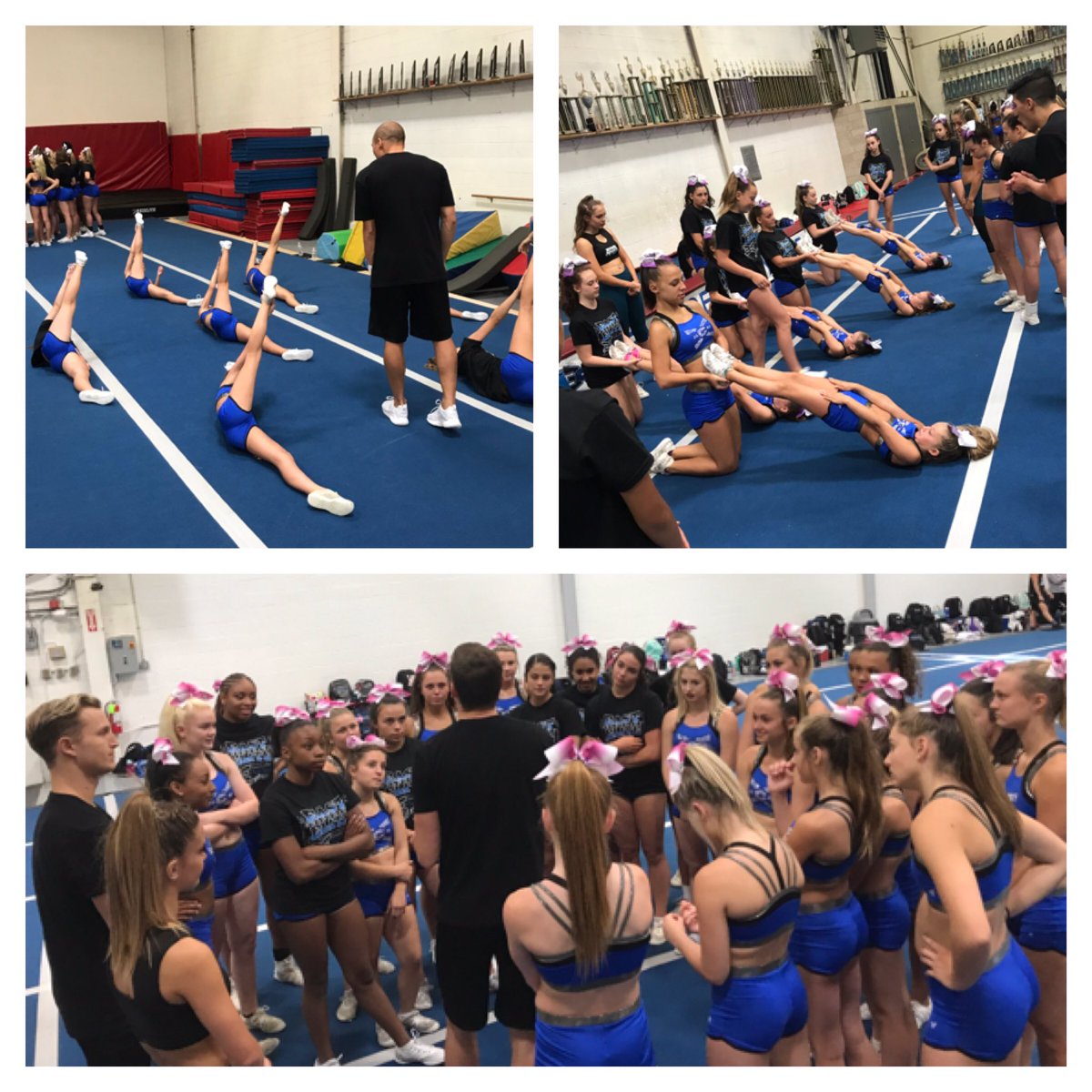 ECE_Cheer's tweet photo. Starting the morning with Basics and Flight School! #ThatsAction 🎬💙 https://t.co/Pudph8530y