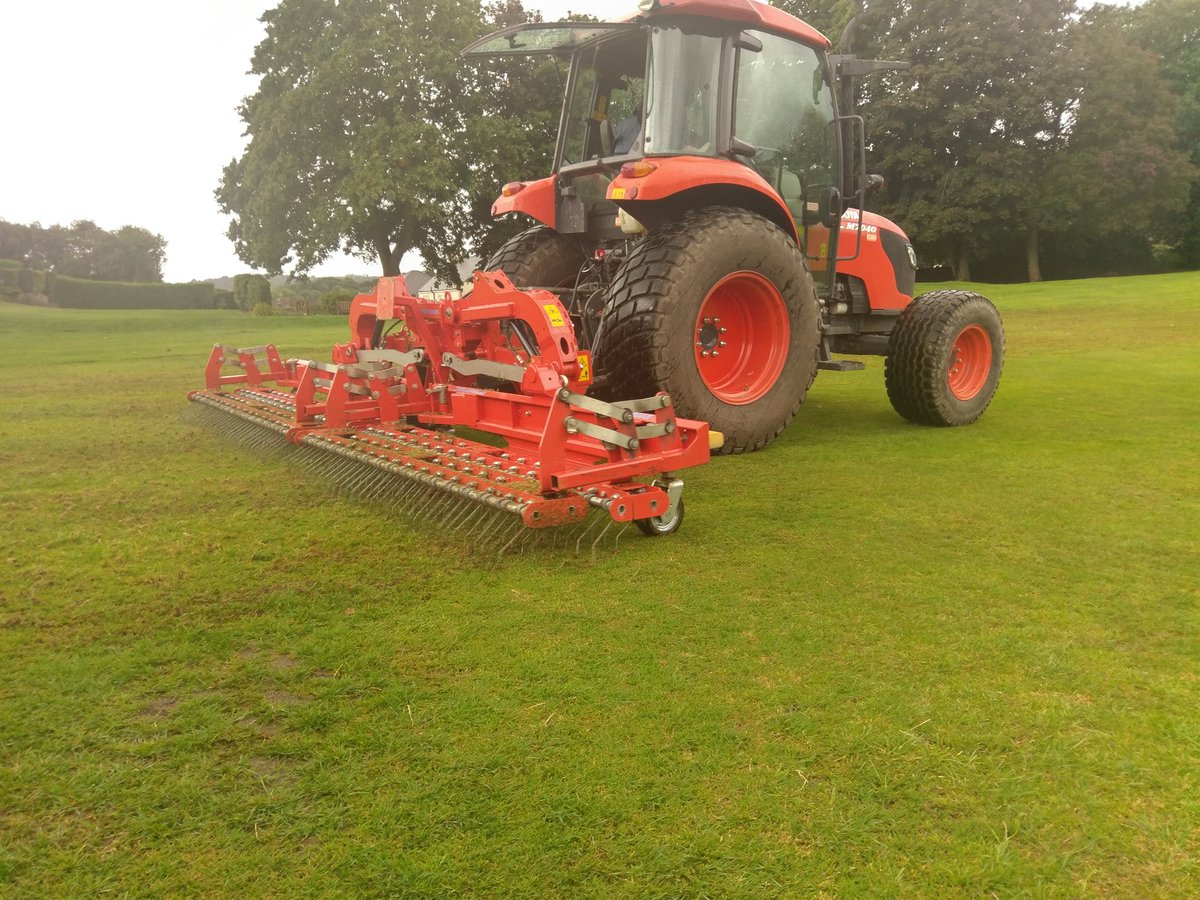 BalmersSales's tweet photo. Small demo day went well in between showers. Big thank you to @shipleygreens1 @WiedenmannUK and all who attended. #Terrafloatair #Terraspike https://t.co/F77r6oXA34