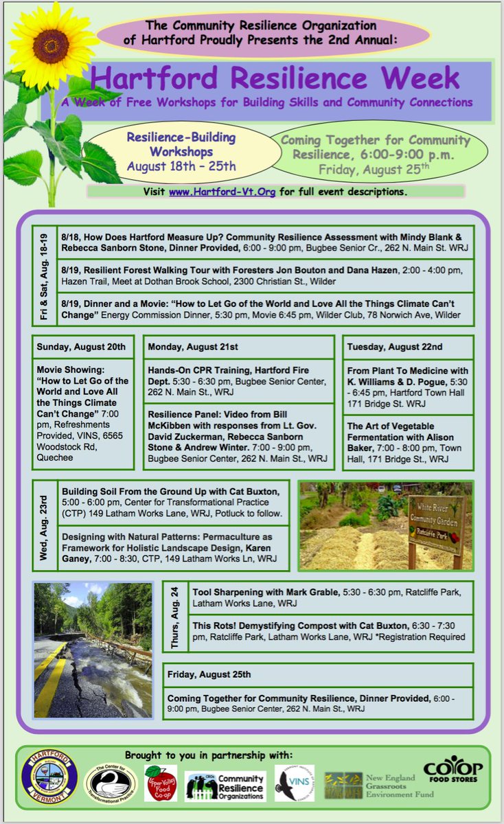 Second Annual Hartford Resilience Week: A Week of FREE Workshops for Building Skills and… growmorewasteless.com/2017/second-an…