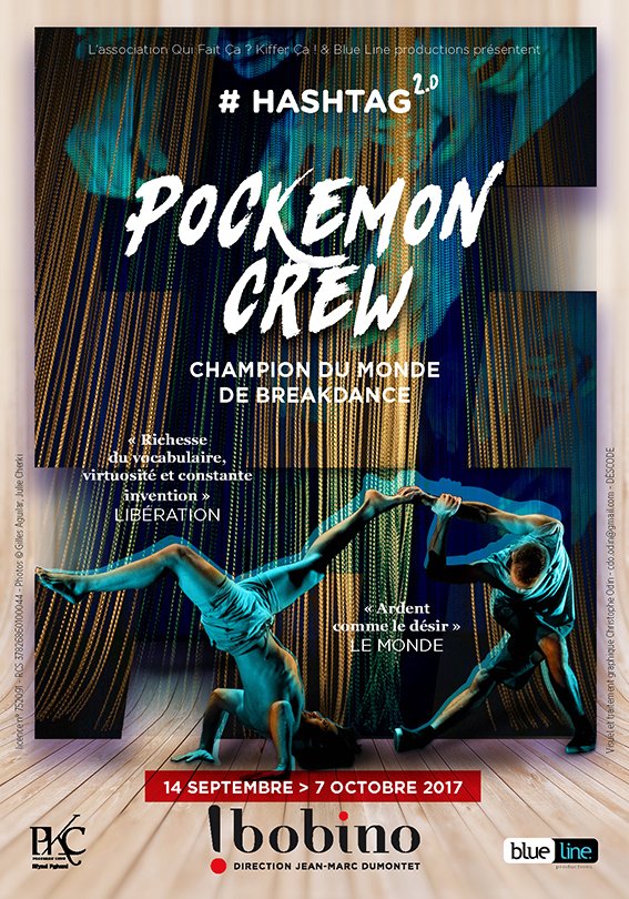 CulteOurs's tweet photo. Nouveau #spectacle : @PockemonCrew, champions de breakdance, de retour du 14/09 au 7/10 octobre à Bobino # Hashtag 2.0. ! Cc @XavierAttitude https://t.co/4g784NrlYv