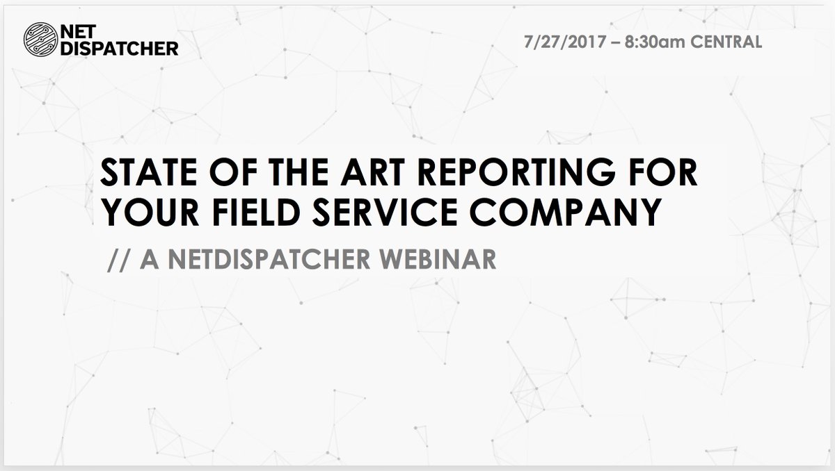 NetDispatcher's tweet image. NetDispatcher Webinar: State of the Art ReportingTools, now available as a recording: youtu.be/vI19V-B1k44 or go.netdispatcher.com/webinar/