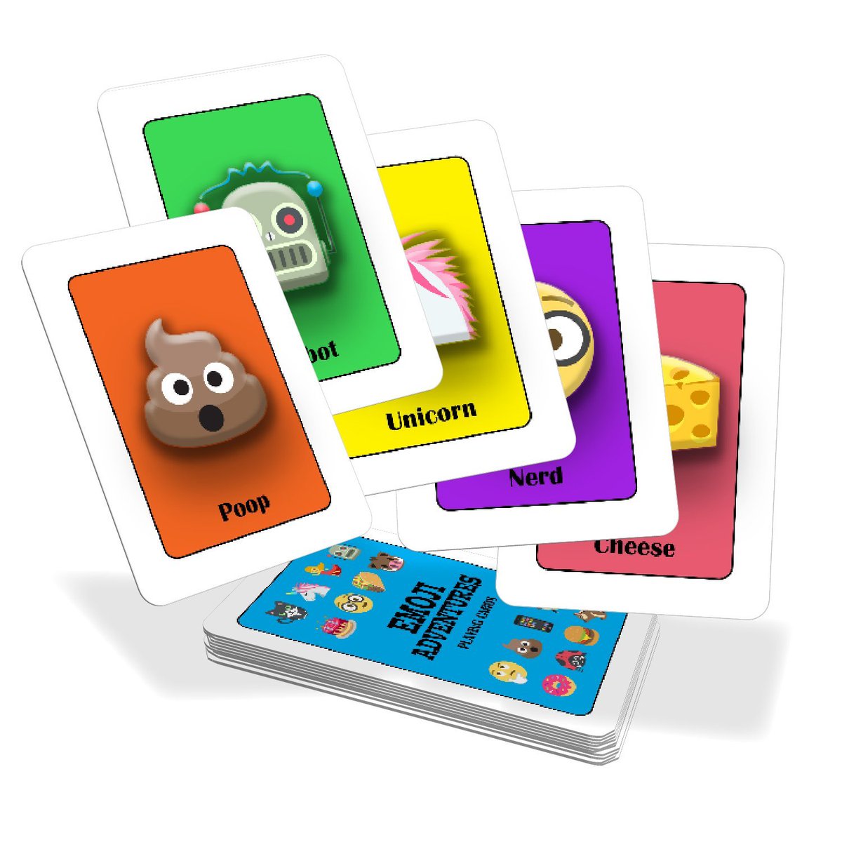 PTEvansAuthor's tweet photo. See your favorite Emojis in the #EmojiMovie! Then take them home to play with the Emoji playing cards- 3 games in 1! https://t.co/hyPItPuIVG https://t.co/BMw32btQsv