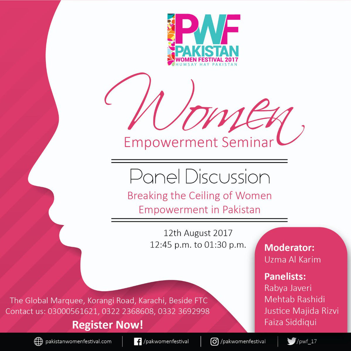 pwf_17's tweet photo. The Inspiring Women of Pakistan - https://t.co/mTjlIuev5w
@pakwomenfestival #pwf#pwf_17 #empowerment #humsayhaipakistan https://t.co/r46jzOtlgx