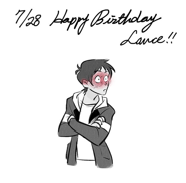 Happy Birthday to the cutest blue lion!!!!!❤️💙❤️💙
#VoltronLanceBirthday  #Voltron