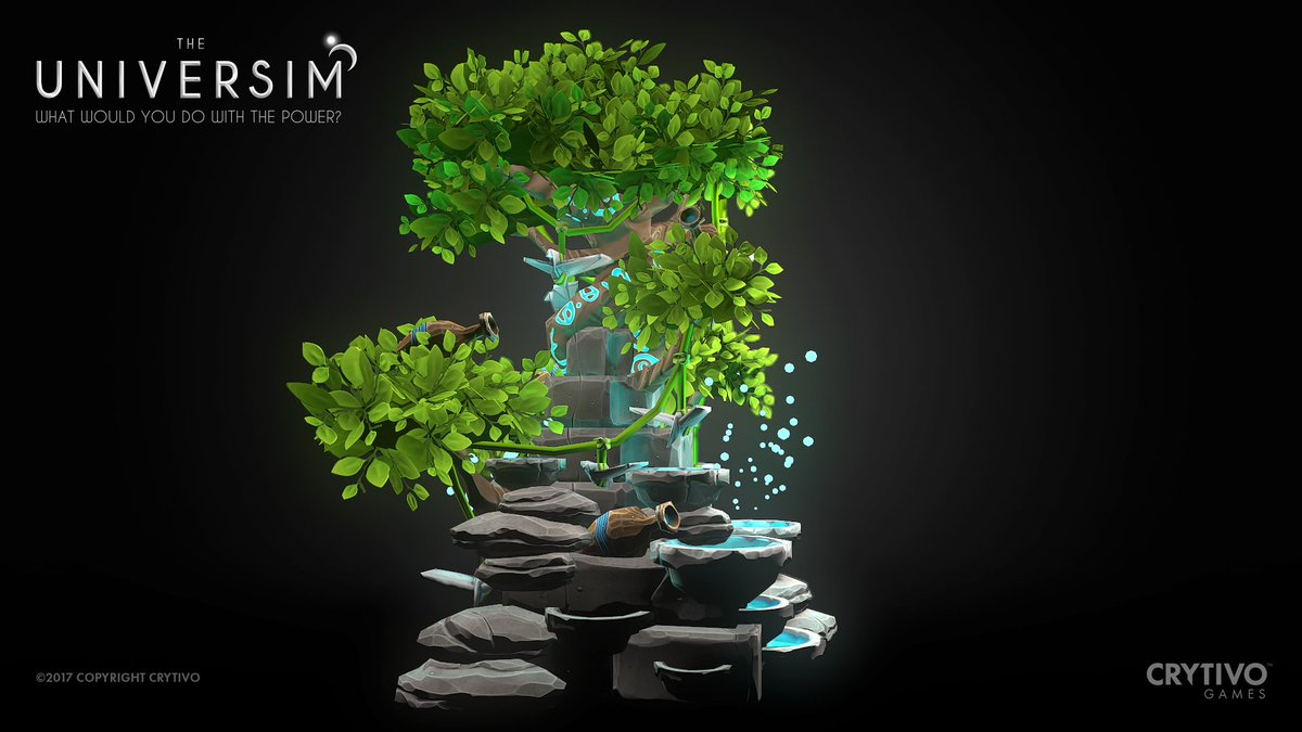 TheUniversim's tweet photo. Love Tree from The Universim. Guess when it will appear in the game!? https://t.co/inWqtZpTWD