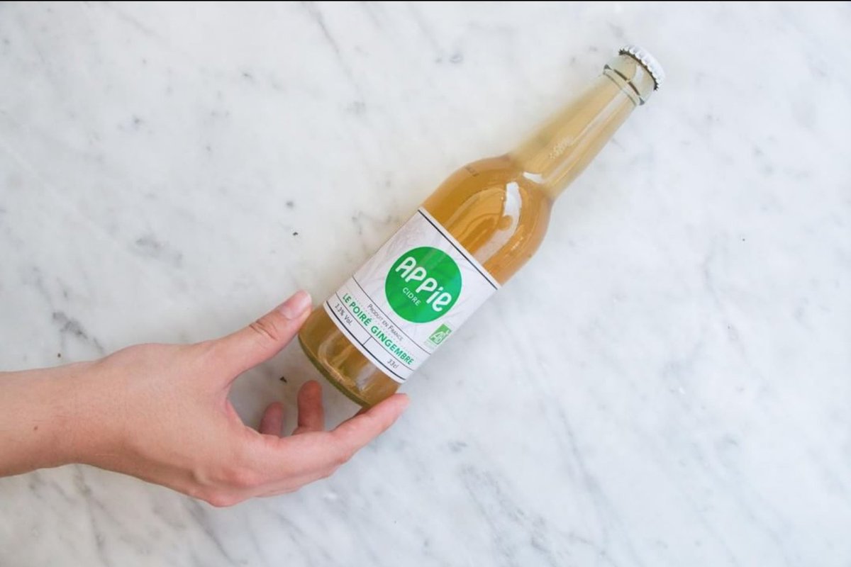 Le petit nouveau chez Appie : le poiré-gingembre bio qui vient réveiller l'apéro