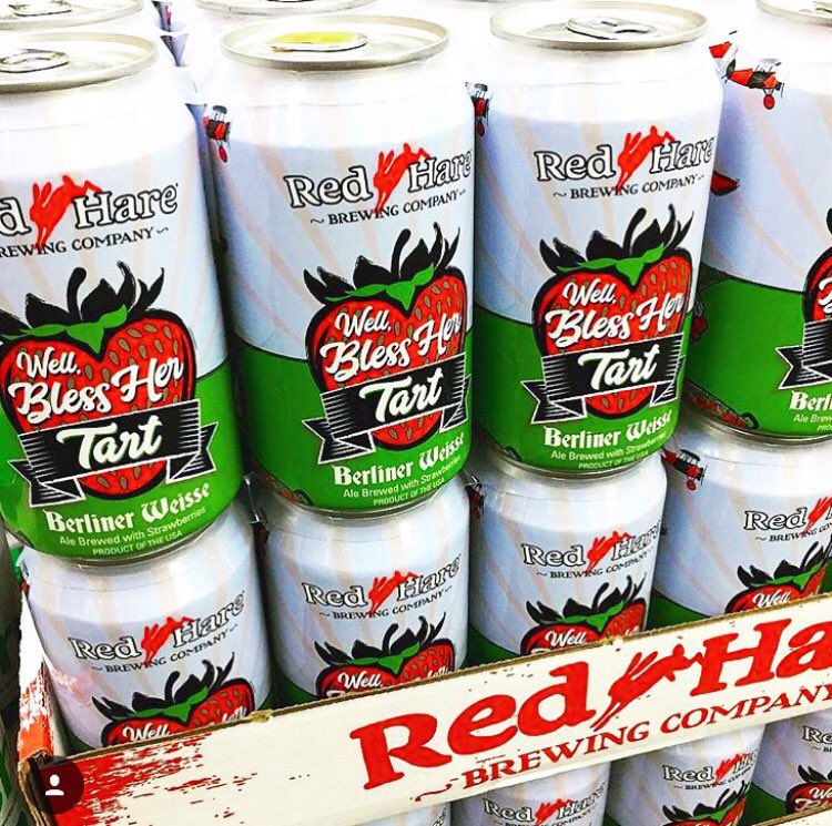 RedHareBrewing's tweet photo. Make today and berry, berry good one with Well, Bless Her Tart! 🍓😉 #redharebrewing https://t.co/0DcirySyIl