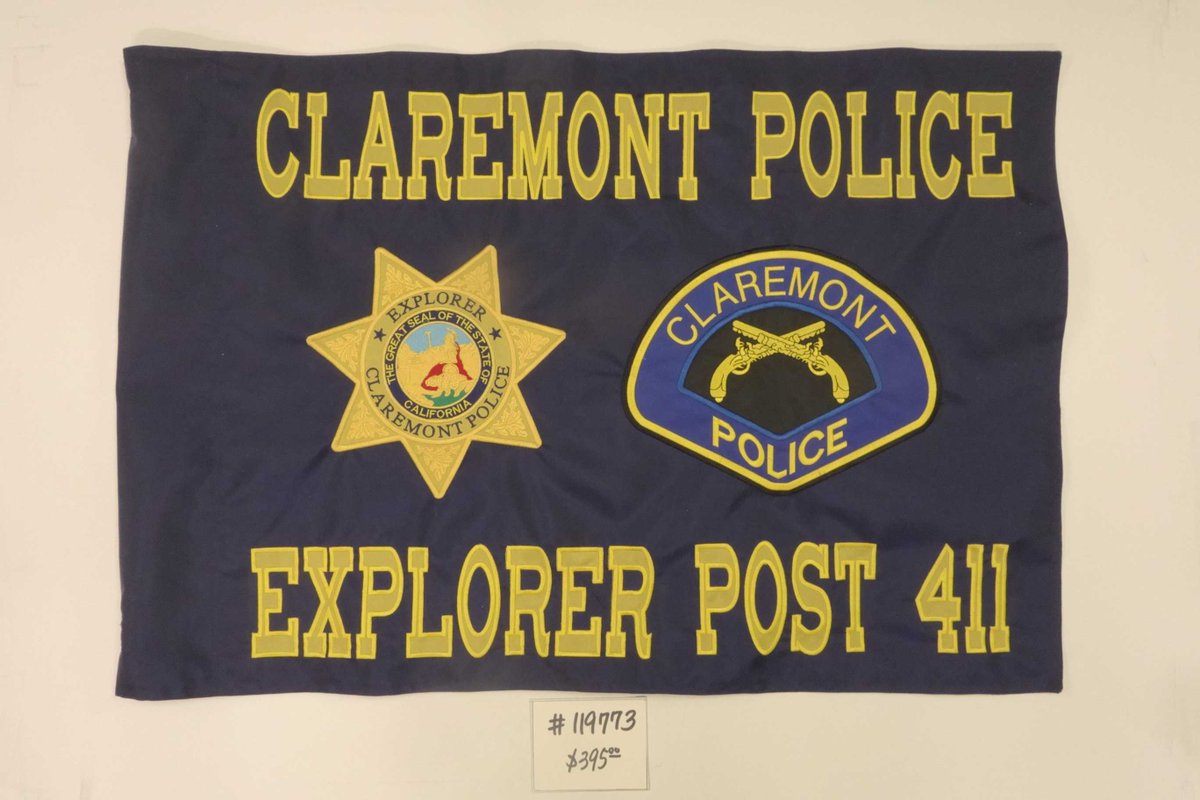 MilitaryGuidons's tweet photo. Here is a framed custom #flag that we were honored to create for the @ClaremontPD. For a similar product visit us: https://t.co/8gosJyhVlm https://t.co/8VtYikA4Go