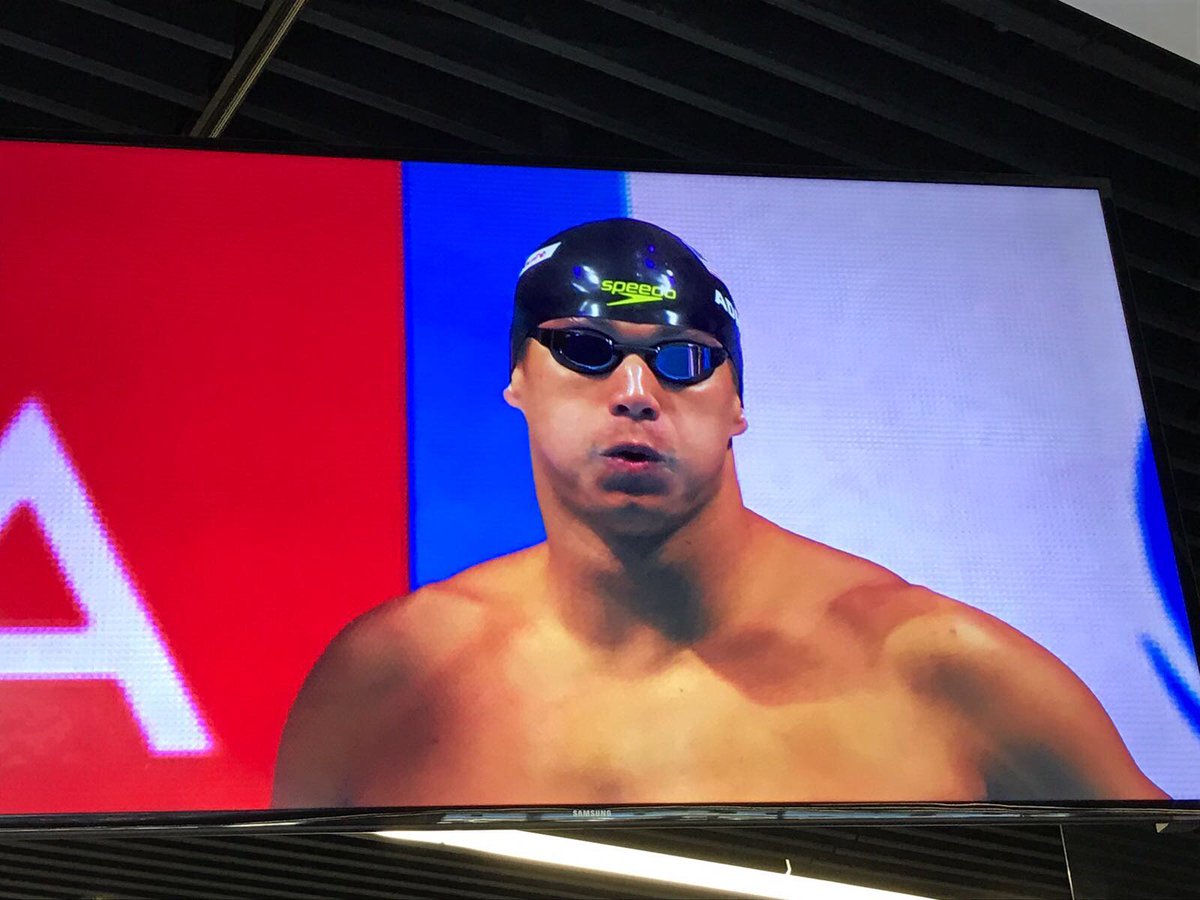 Nathan adds yet another international medal to his collection.Congrats on your silver in the men's 100 freestyle @nathangadrian #teamspeedo