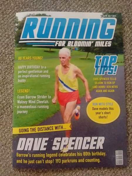 Walneywindcheet's tweet photo. @TheEveningMail the @Walneywindcheet had the pleasure of sharing a run and cake with the legend Dave Spencer today https://t.co/nlCqosXHdB
