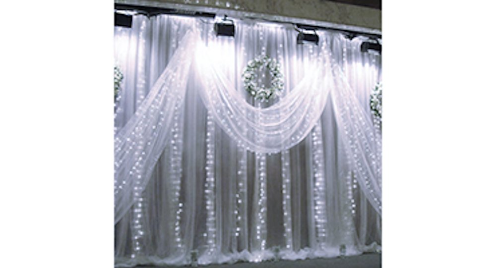 mcmagtweet's tweet photo. Give ordinary stage drapes a brilliant makeover with a 20-foot-high curtain of 600 LED string lights https://t.co/D4ZnQFA8Vr #HotIdea https://t.co/6HbHDuIAWX