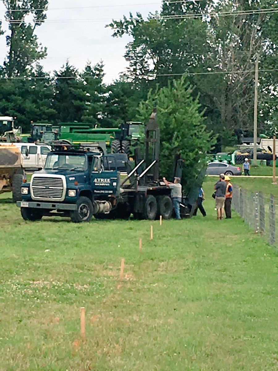 There's a lot happening on site!Today we are transplanting 50-60 white pines at the #CowbellFarm 11 days until we open! #MoreCowbell 🐂🔔🍺