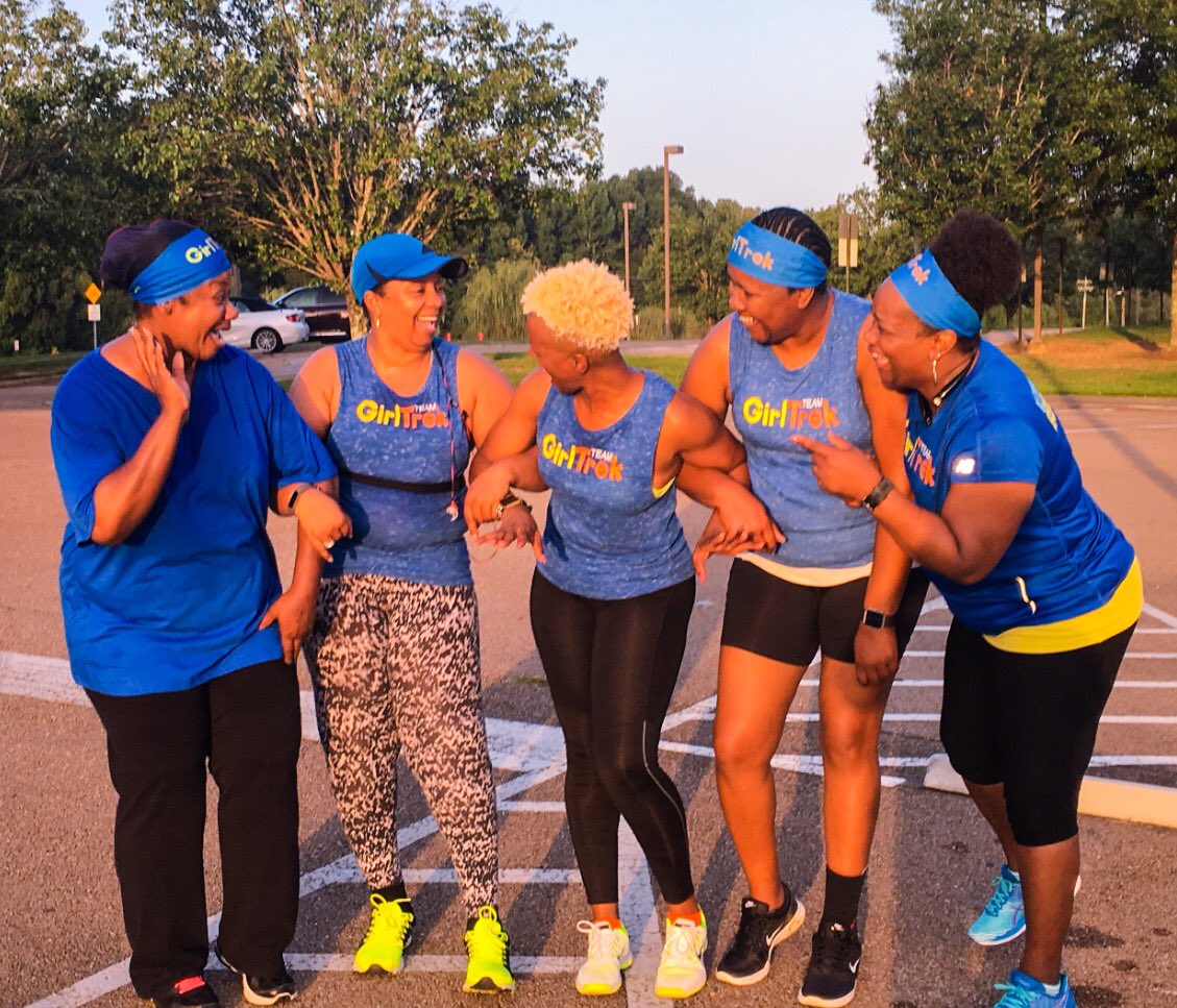 RenettaTaylor's tweet photo. ALWAYS GREAT Fellowship &amp; Funimes on the pavement with these DIVAS! @GirlTrek #GirlTrekRemix #DynamicDivasClintonMS #31DaysOfNonStopFun https://t.co/39LgiHiQBY