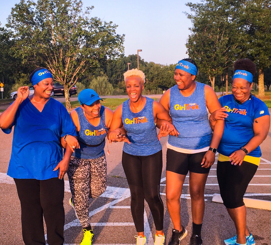 RenettaTaylor's tweet photo. ALWAYS GREAT Fellowship &amp; Funimes on the pavement with these DIVAS! @GirlTrek #GirlTrekRemix #DynamicDivasClintonMS #31DaysOfNonStopFun https://t.co/39LgiHiQBY