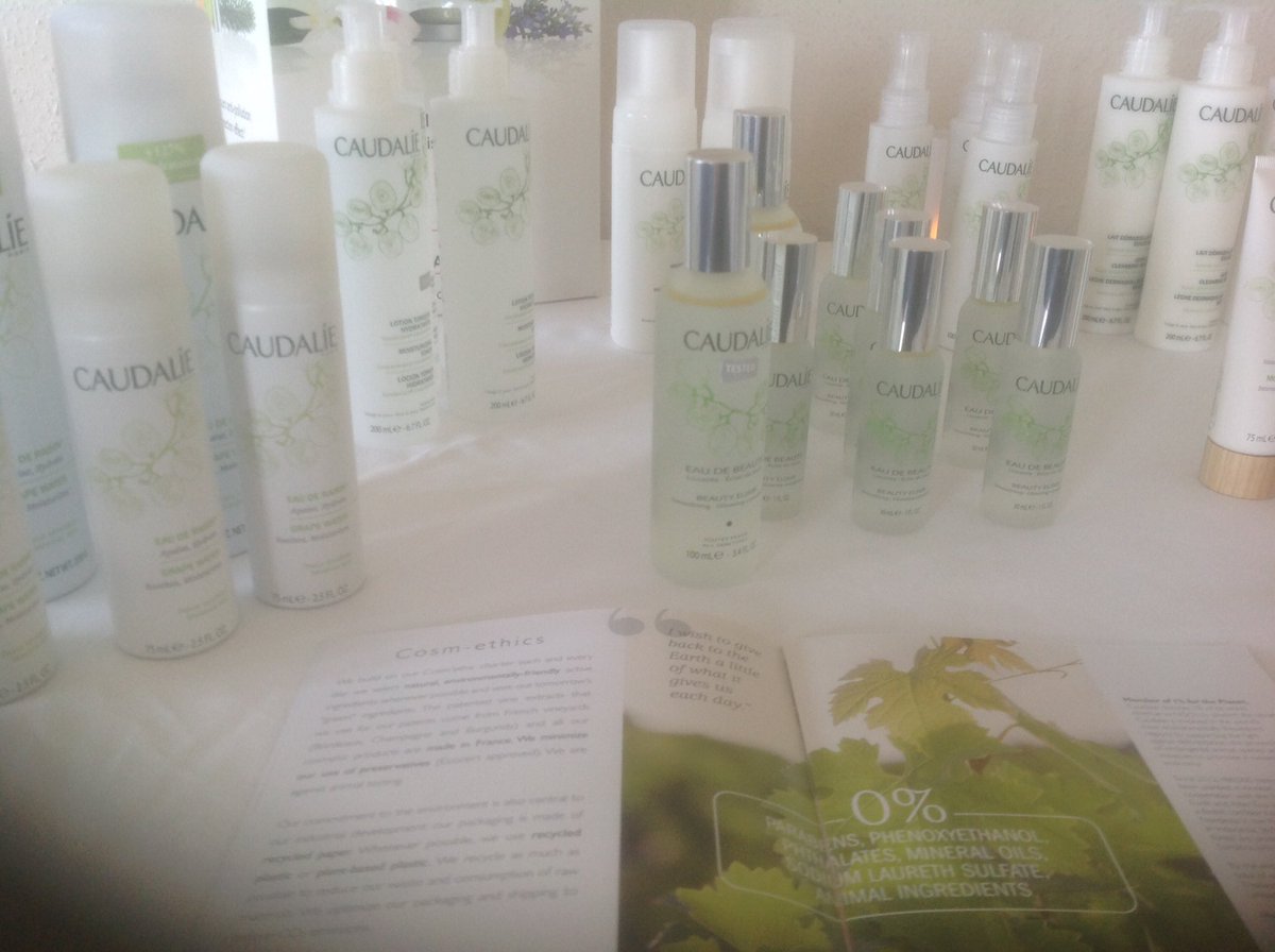 GemmaDobsonSpa's tweet photo. A beautiful setting to experience the world of @CaudalieUK tonight @FalmouthHotel #naturalskincare #naturalbeauty #supporttheplanet 🌎🌲🍇 https://t.co/aN9FKlTnP7