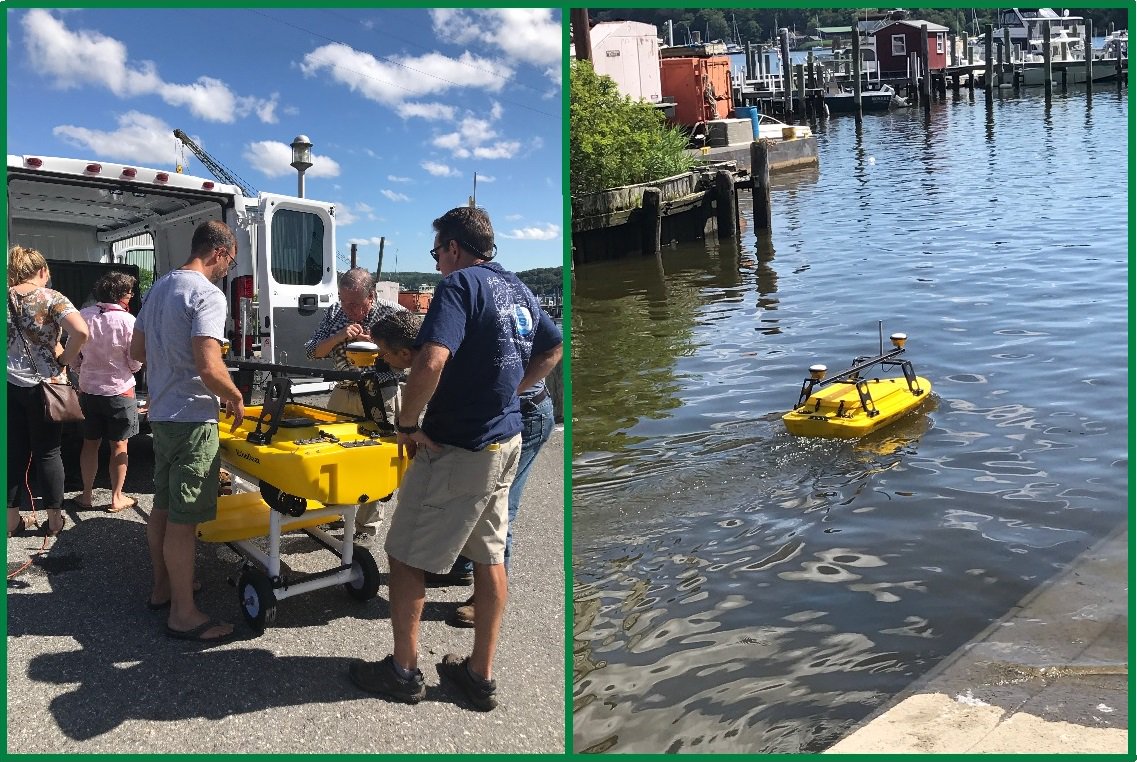seafloorsystems's tweet photo. Great Demo in CT of #EchoBoatUSV intg w/ #AutoNav & Pico120 Thanks Lourdes Ramos Evans & Vitad Pradith of @Hypack @XylemInc for the support! https://t.co/6vV5cF2dxU