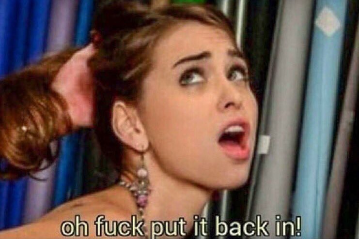 When your cable falls out on stage and you scramble to find it again