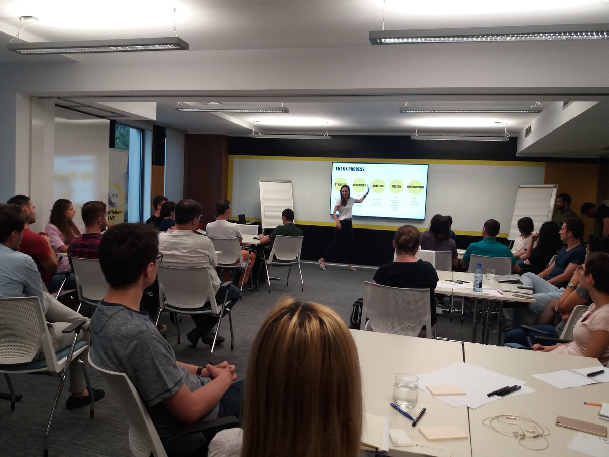 UxdRo's tweet photo. Suntem la primul workshop din seria “Deconstructing UX
Methodology:Problem identification and Ideation” https://t.co/JlBjKkEfHU