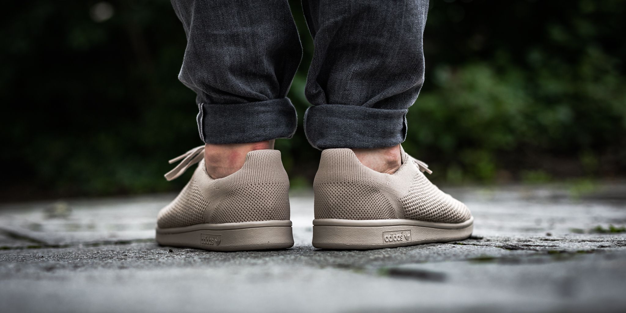 Adidas primeknit brown sales