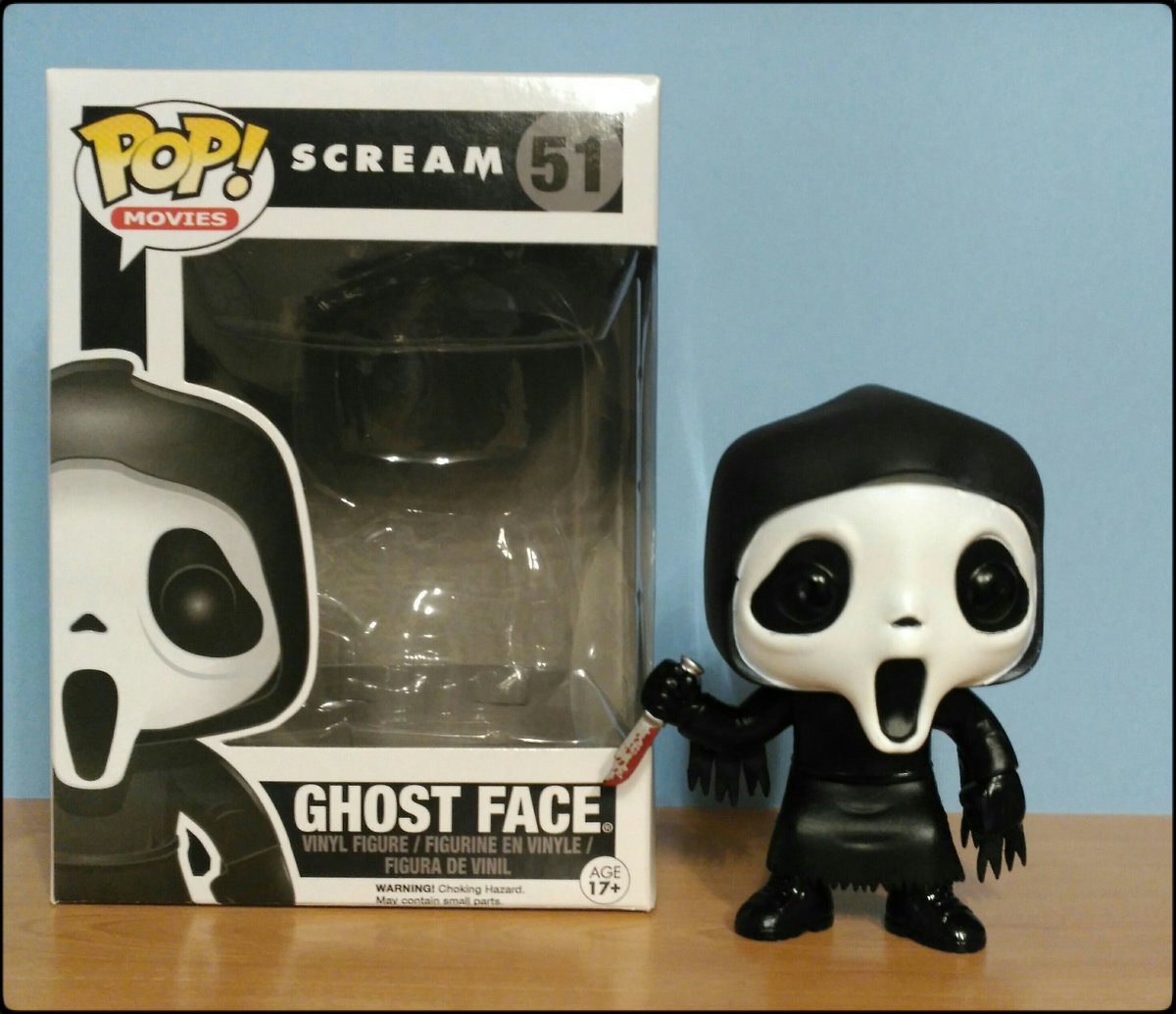 maria_vidal's tweet photo. Colección #FunkoPopTerror: #Ghostface, de #Scream. 🗡️«¿Cuál es tu película de terror preferida?». 😱 https://t.co/N3QvWfEzNU