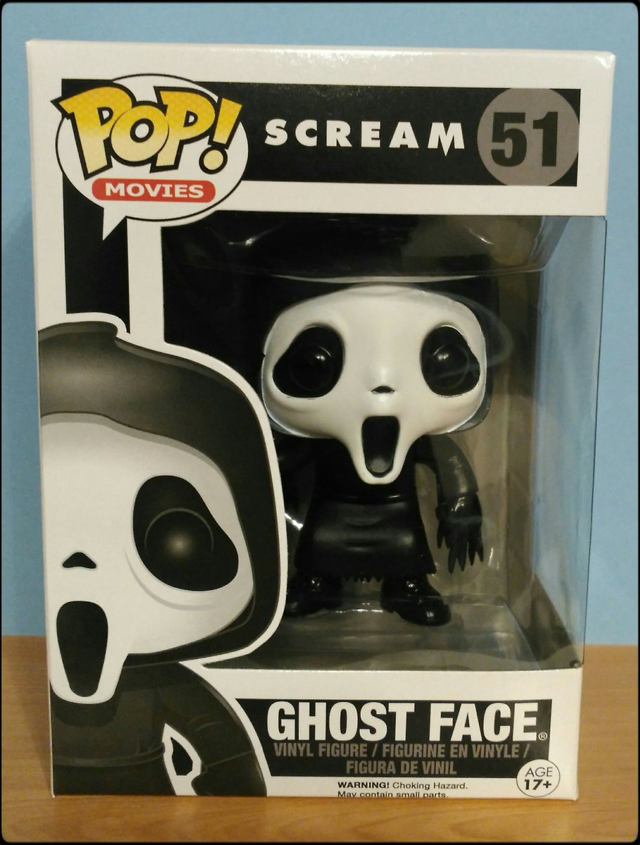 maria_vidal's tweet photo. Colección #FunkoPopTerror: #Ghostface, de #Scream. 🗡️«¿Cuál es tu película de terror preferida?». 😱 https://t.co/N3QvWfEzNU