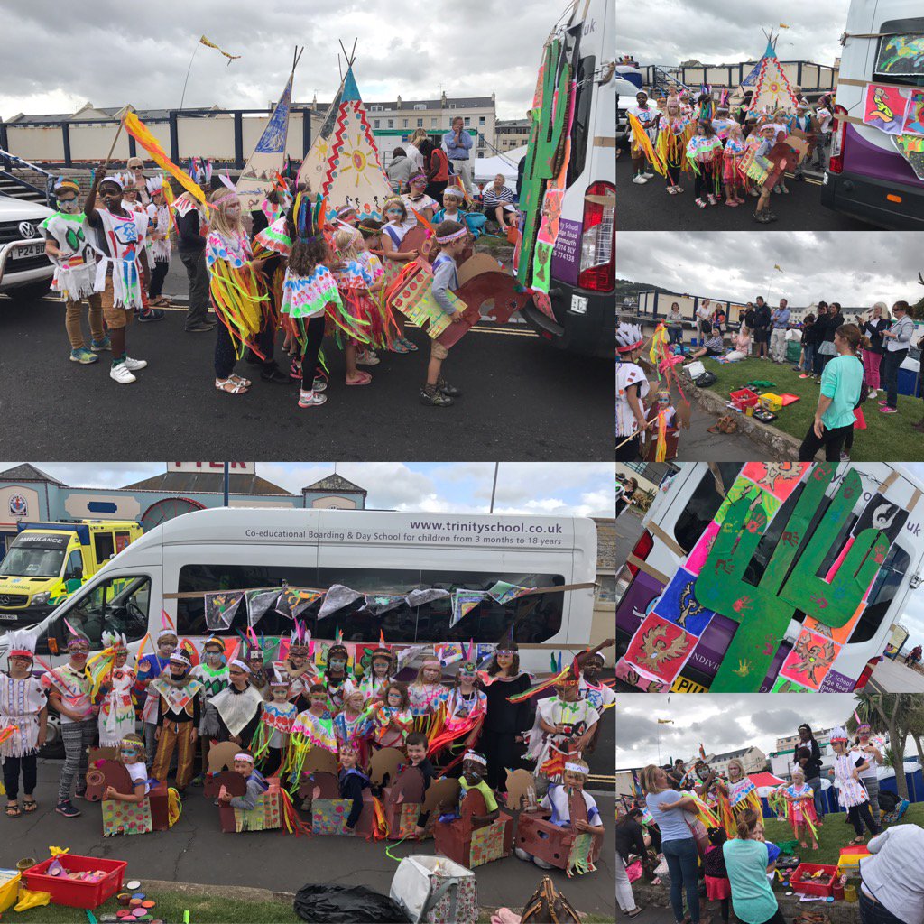 prepheadtrinity's tweet photo. Carnival 2017. We have been judged. Waiting for the parade to start! @TrinitySeniorSc #trinitylife #thanksMrsC https://t.co/RtDJwXy8MM
